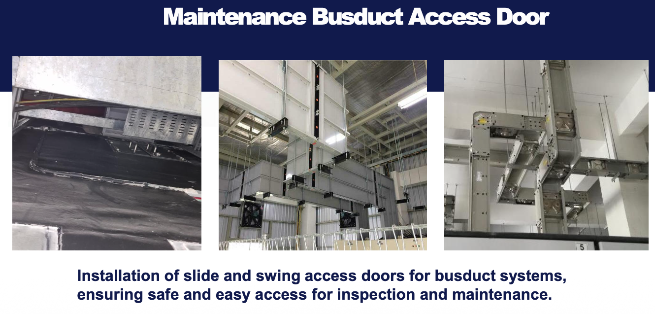 Maintenance Busduct Access Door